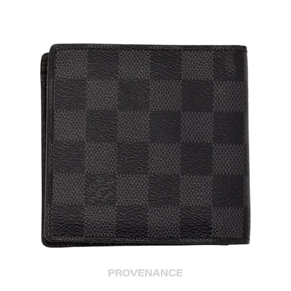 🔴 Louis Vuitton Marco Wallet - Damier Graphite